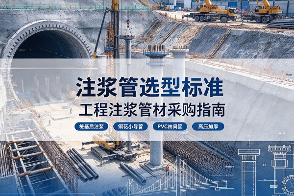 遵化注浆管选型标准