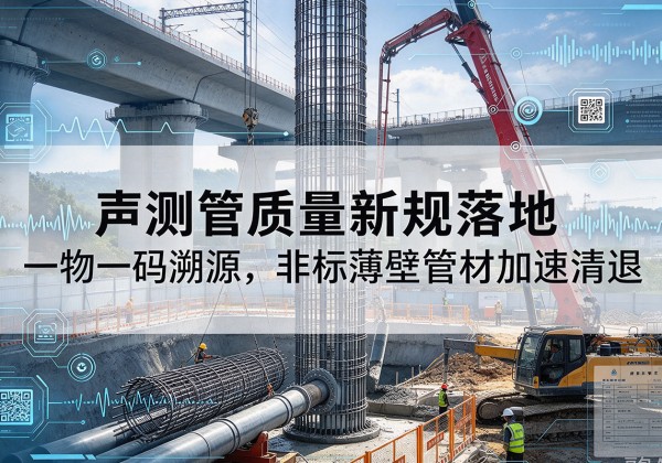 遵化声测管质量新规落地，一物一码溯源，非标薄壁管材加速清退