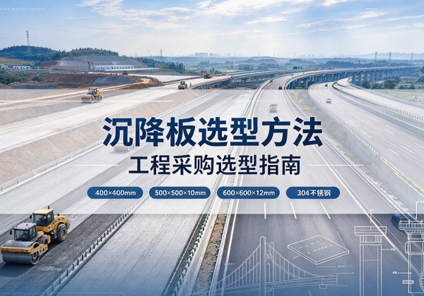 遵化沉降板选择方法